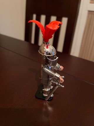 PLAYMOBIL REF.3449 MUSEUM.ESTATUA MEDIEVAL CROMADA