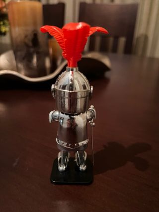 PLAYMOBIL REF.3449 MUSEUM.ESTATUA MEDIEVAL CROMADA