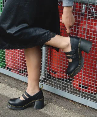 Dr. Martens Eivee Mary Jane Tacón Negro