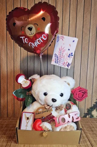 Regalo San Valentín Peluche Pingüino + Billetera