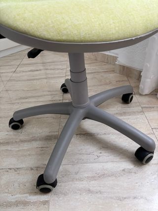 Silla de escritorio verde pistacho
