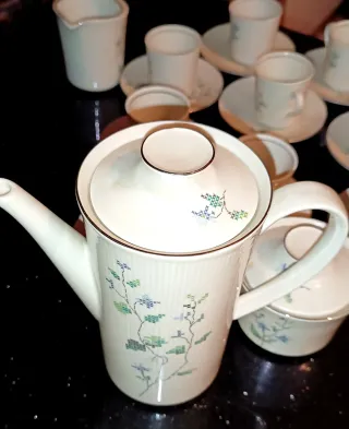 Servizio da caffè floreale