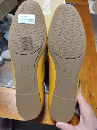 Michael Kors bailarinas Talla 38.5 Piel