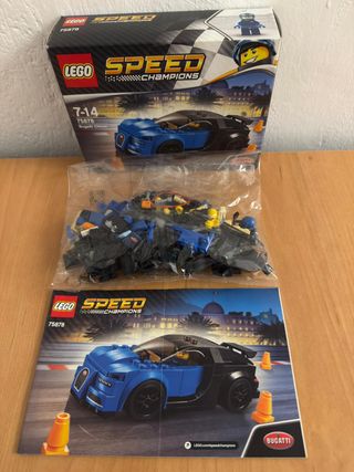 LEGO 75878 Speed Bugatti Chiron, Usado Completo