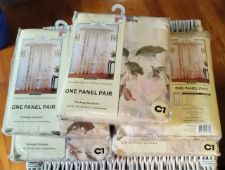 Cortinas INTERIORS DESIGN Beige Multicolor