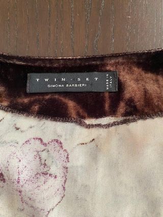 Vestido Terciopelo Twin-Set