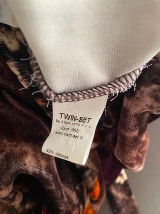 Vestido Terciopelo Twin-Set