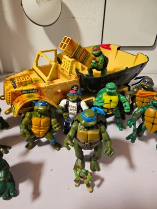 Lote Figuras Tortugas Ninja