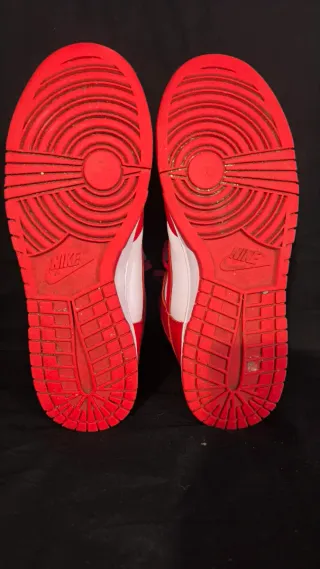 Nike Dunk High Rojas y Blancas