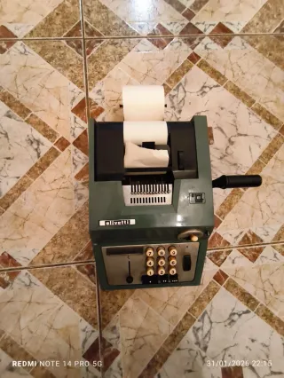 Calculadora Olivetti Antigua Mecánica