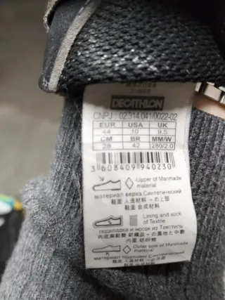 Zapatillas Ciclismo Negro Talla 44