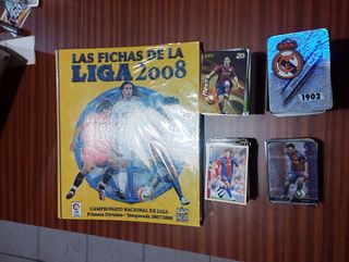Colección cromos Liga 2008 + Archivador