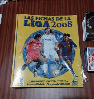 Colección cromos Liga 2008 + Archivador