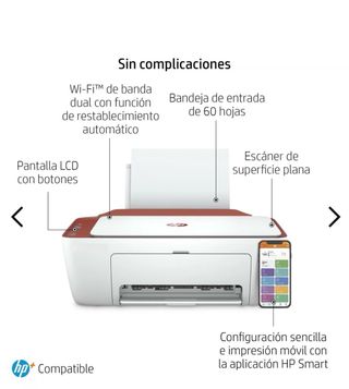 Stampante HP DeskJet 2700e Arancione/Bianco