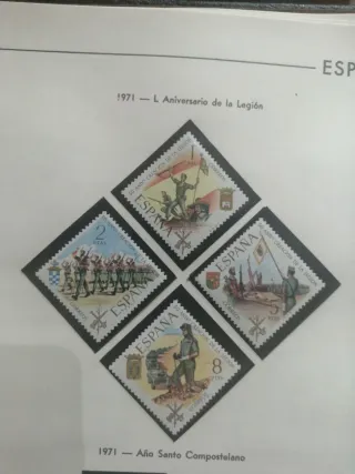 Serie Sellos España 1971 La Legion
