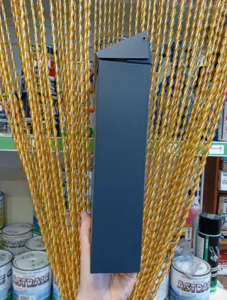 Porta lettere grigio con serratura