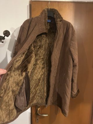 Cappotto Encadee marrone con pelliccia