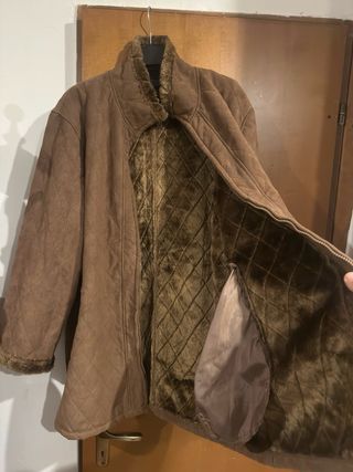 Cappotto Encadee marrone con pelliccia