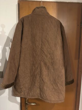 Cappotto Encadee marrone con pelliccia