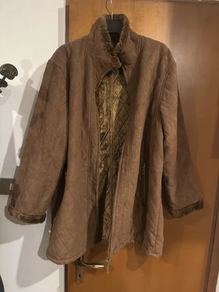 Cappotto Encadee marrone con pelliccia