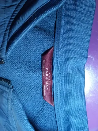 Chaleco Zara Hombre azul marino
