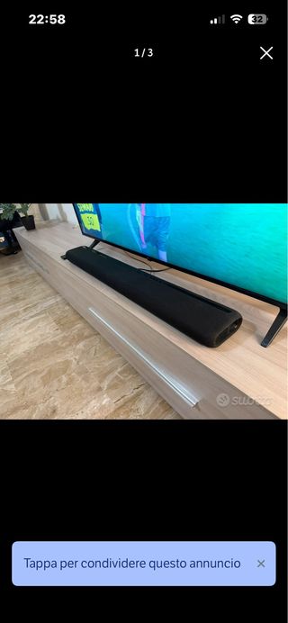 Yamaha YAS-106 Soundbar Subwoofer Integrato