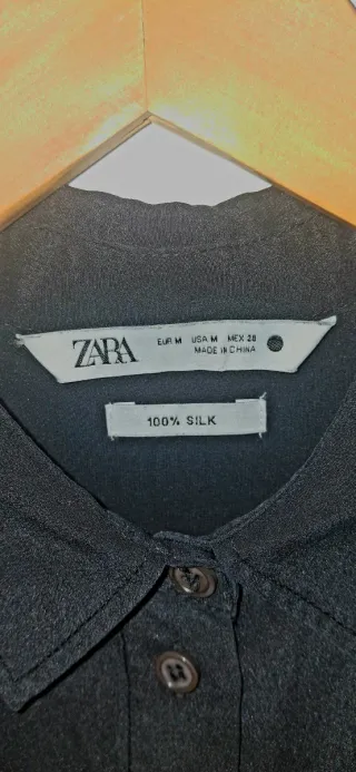 Blusa ZARA 100% SEDA - Talla M
