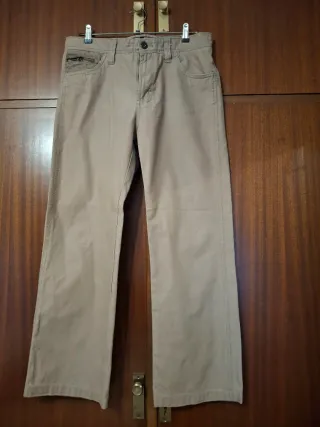 Pantalón chino beige oscuro