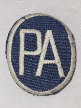 Distintivo Policía Aérea PA antiguo