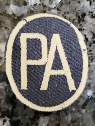 Distintivo Policía Aérea PA antiguo