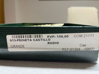 Peinetas Falleras Niña Doradas