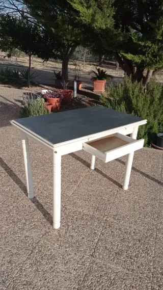 Mesa de cocina extensible madera con alas