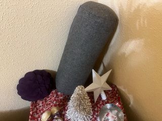 2 Cojines Cilindro Sofá Gris 100%nuevos