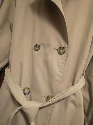 Gabardina Beige Talla L Primark