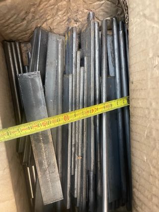 Pletinas y varillas metálicas