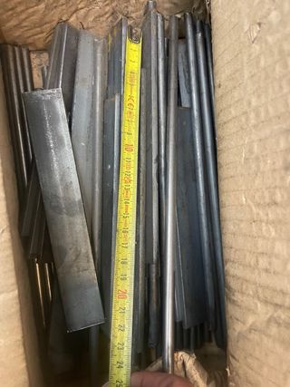 Pletinas y varillas metálicas