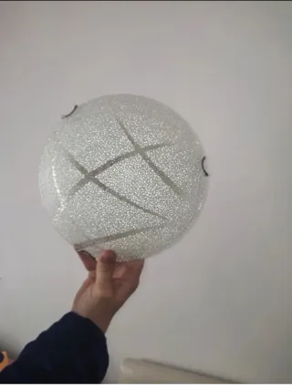 Lámpara de cristal esférica