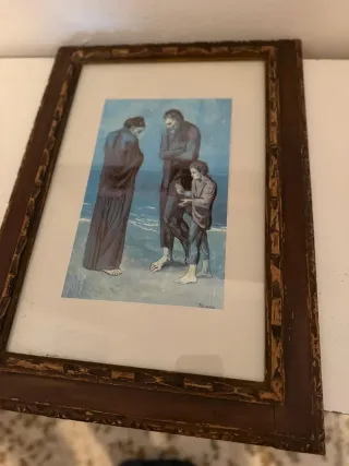 Cuadro La Familia Picasso Antiguo