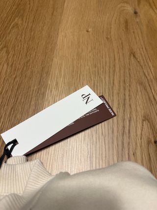 Sudadera Nude Project Beige Talla M. Nueva.