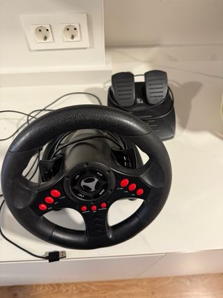 Volante PS4 con Pedales