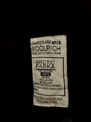Parka uomo Woolrich nera xl ma veste come una s