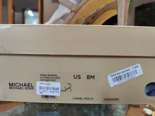 Michael Kors Koda Sandal Oro Talla 38.5