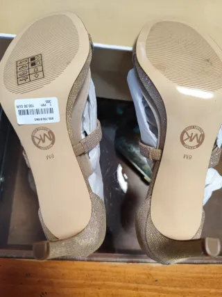 Michael Kors Koda Sandal Oro Talla 38.5