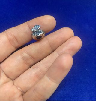 Charm abalorio Lazo Niña de Plata pulsera Pandora