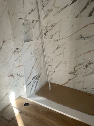 Cambio de bañera por plato de ducha.