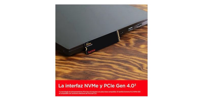 SanDisk Extreme SSD 500GB M.2 NVMe afbeelding 3