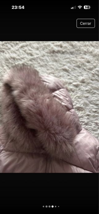 Parka acolchada reversible rosa