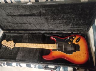 Funda Rígida Estuche Guitarra Eléctrica Negra