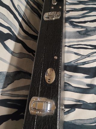 Funda Rígida Estuche Guitarra Eléctrica Negra