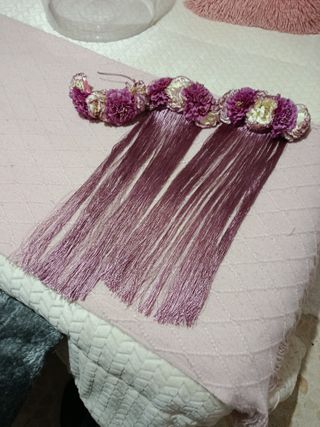 Traje de flamenca rosa/morado